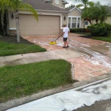 Oil Stain Removal Paver Wash on Layton Drive in Venice, FL 2