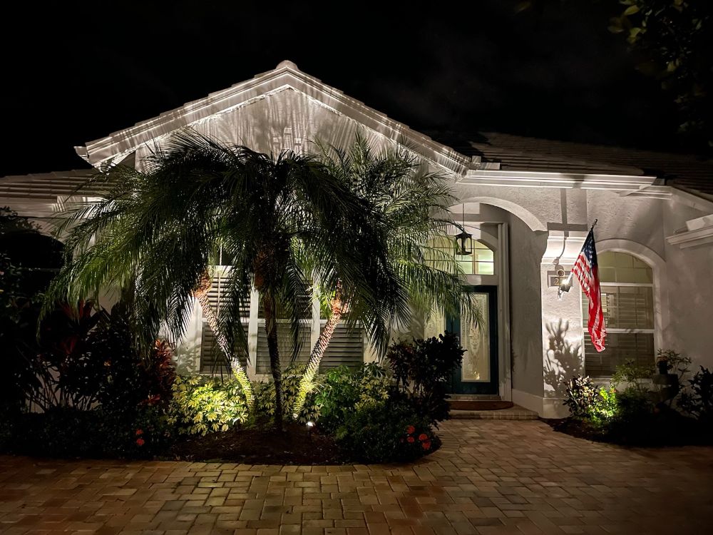 Landscape lighting installation venice fl